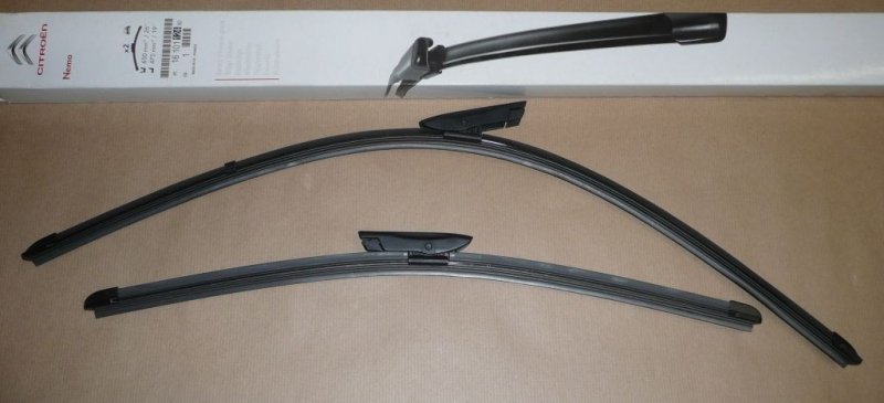 Balais d'essuie-glace Citroën Nemo 650/475MM PLATS =1642332680 - CHANGEMENT DE RÉFÉRENCE. ,  1610112480