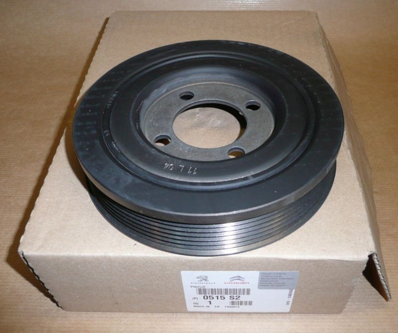 Poulie de vilebrequin Citroën C5, Citroën C6, Peugeot 406 3.0 V6, 0515.S2, 0515S2