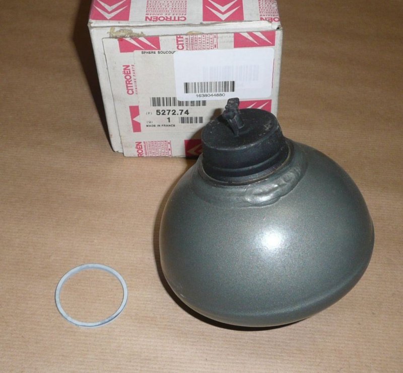 Original  Sphere hydraulique Citroën C5 arrière hydroact. 1.6/2.0HDI ,  1638044880