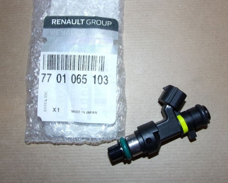 Original  Injecteur Renault Laguna III 2.0 16V Renault Clio III, Fluence, Koleos II, Mégane III, IV, Scénic III, Talisman ,  7701065103