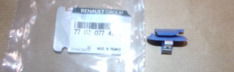 Original  Agrafe de garniture Renault Megane IV, Scenic, Volkswagen Kadjar , 7703077477