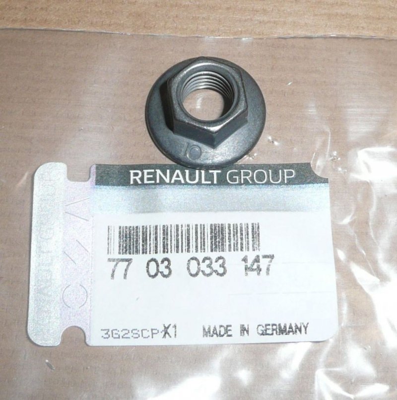 Original  Écrou de la biellette de stabilisation Renault Master III , 7703033147