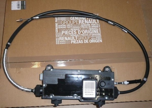 ORIGINAL commande de frein à main pour frein de stationnement Renault Laguna III, 360105917R, 360100002N, 360109753R