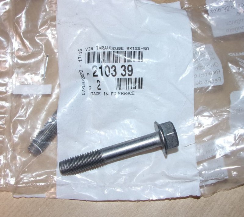 Boulon de support de turbine Citroën C5 III, 2103.39, 210339