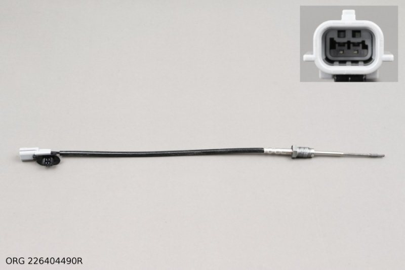 Sonde de température des gaz d'échappement d'origine derrière le fap pour Renault 1.5 dci 41cm , 226404490r