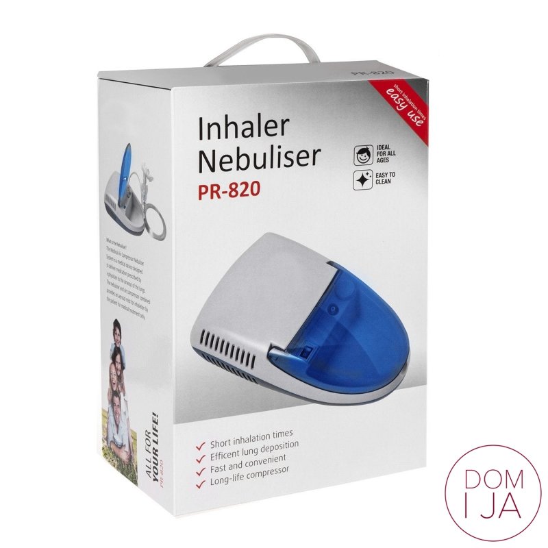 PR-820 47186 Inhalator - zestaw nebulizator, maski, filterki
