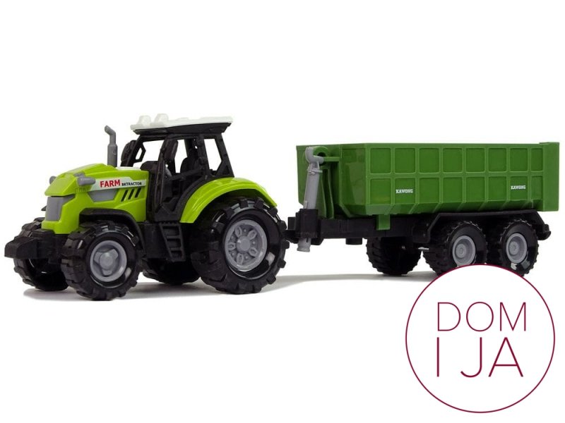 Traktor Odpinana Przyczepka Farma Dźwięk Zielony