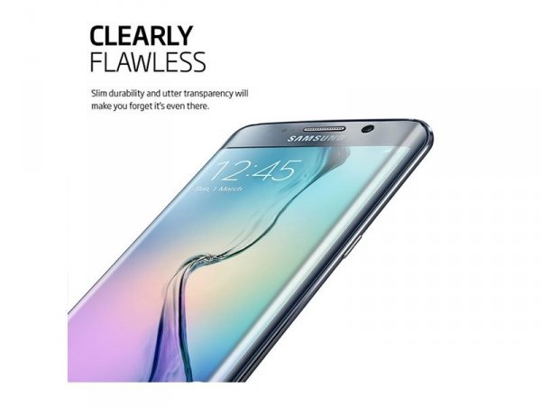 Galaxy S6 Edge Szkło HARTOWANE 9H Curved Glass 100% Transparent
