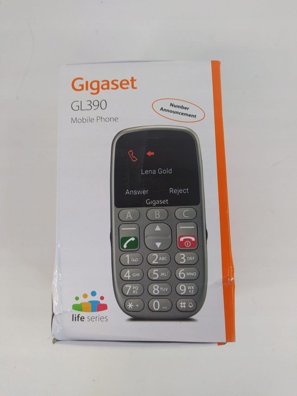 TELEFON KOMÓRKOWY DLA SENIORÓW GIGASET GL390