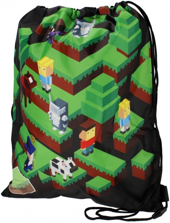 Worek szkolny na obuwie Pixel Game Starpak