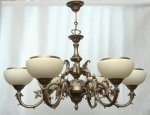 Żyrandol mosiężny,lampa wisząca mosiężna