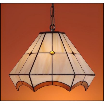 Lampa żyrandol zwis witraż PIERO 30cm 