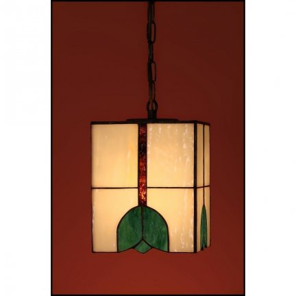 Lampa żyrandol zwis witraż TUL