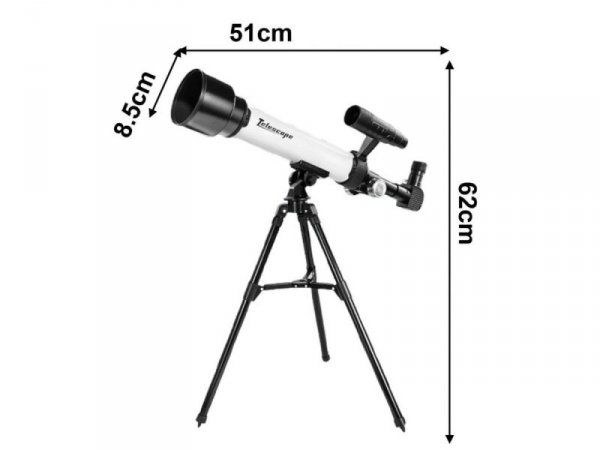 Teleskop Astronomiczny Ze Statywem Luneta Dla Początkujących + Akcesoria