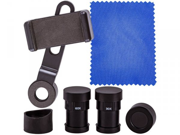 Czarny Teleskop Astronomiczny Ze Statywem Luneta Dla Początkujących + Akcesoria