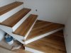 Trep dębowy lity drewniany kl.natur 40x320x1000mm