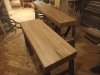 Trep dębowy lity drewniany kl.natur 40x320x1000mm
