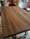  Blat parapet  trep  Dąb  lity  rustic 40x650x1200mm