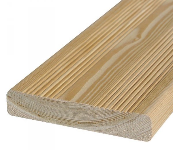  Deska tarasowa Modrzew syberyjski  KD  24x140mmx1000mm