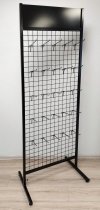 Display stand with 25 hooks