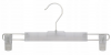 Hanger for jeans, Black Plastic and Crom tread