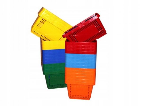 Shopping basket, 22 Liter different colors