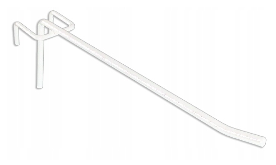 Hanger, hook for wirenet 15 cm lenght, white