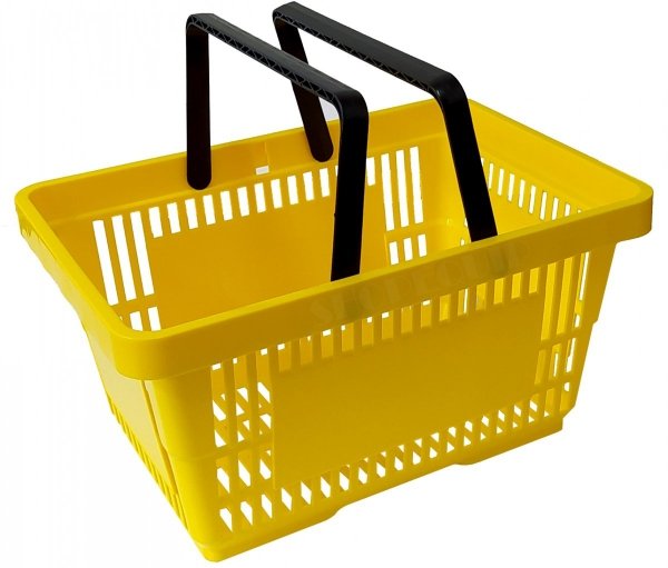 Shopping basket, 22 Liter yellow