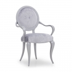 Designerskie gięte krzesło z podłokietnikami Seneca