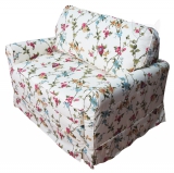 Wąska sofa do salonu jednoosobowe spanie Flower 110 cm/FS