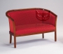 Sofa dwuosobowa w stylu lat pięćdziesiątych Leda 