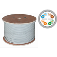 Skrętka F/UTP 4x2 drut kat. 6 PVC Skrętka F/UTP 4x2 drut kat. 6 PVC