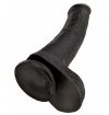 King Cock wielkie czarne dildo - 13'' Cock with Balls sztuczny penis (czarny)