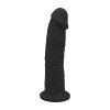 Dream Toys Real Love Dildo 9Inch Black - sztuczny penis z przyssawką (czarny)