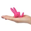 Power Clit Duo Silicone Cockring Pink