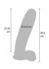 Dildo-COCK 10 INCH W/ BALLS BLACK