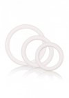 Pierścień-RUBBER RING WHITE SET 3PCS