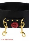 Wild Roses Bondage Belt Black