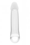 Dream Toys RAMROD 8.8 INCH EXTENDER WITH BALL STRAP - nakładka na penisa (przezroczysta)