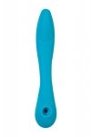 Multifunctional vibrator L'Eroina Cycla, silicone, blue, 20 cm