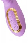 Vibrating roller with rotating clitoral stimulator JOS Jammy, silicone, purple, 22.5 cm