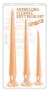Super Long Butt Plug Set flesh