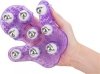 Roller Balls Massage Glove - Purple