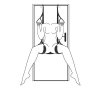 Huśtawka-Leg & Bum Support Over The Door Swing