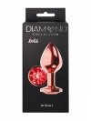 Plug-Butt Plug Diamond Ruby Shine L Rose Gold