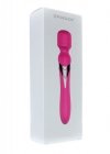 Stymulator-Silicone Dual Massager Pulsator USB 7+7 Function (Pink)