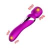 Stymulator-Silicone Dual Massager USB 7+7 Function Purple