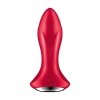 Satisfyer Plug-Rotator Plug 1 Connect App (Red) - korek analny (czerwony)