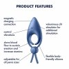 Satisfyer Pierścień-Sniper (Blue) - pierścień na penisa (niebieski)