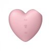 Satisfyer Stymulator-Cutie Heart (Light Red) - masażer łechtaczki (czerwony)